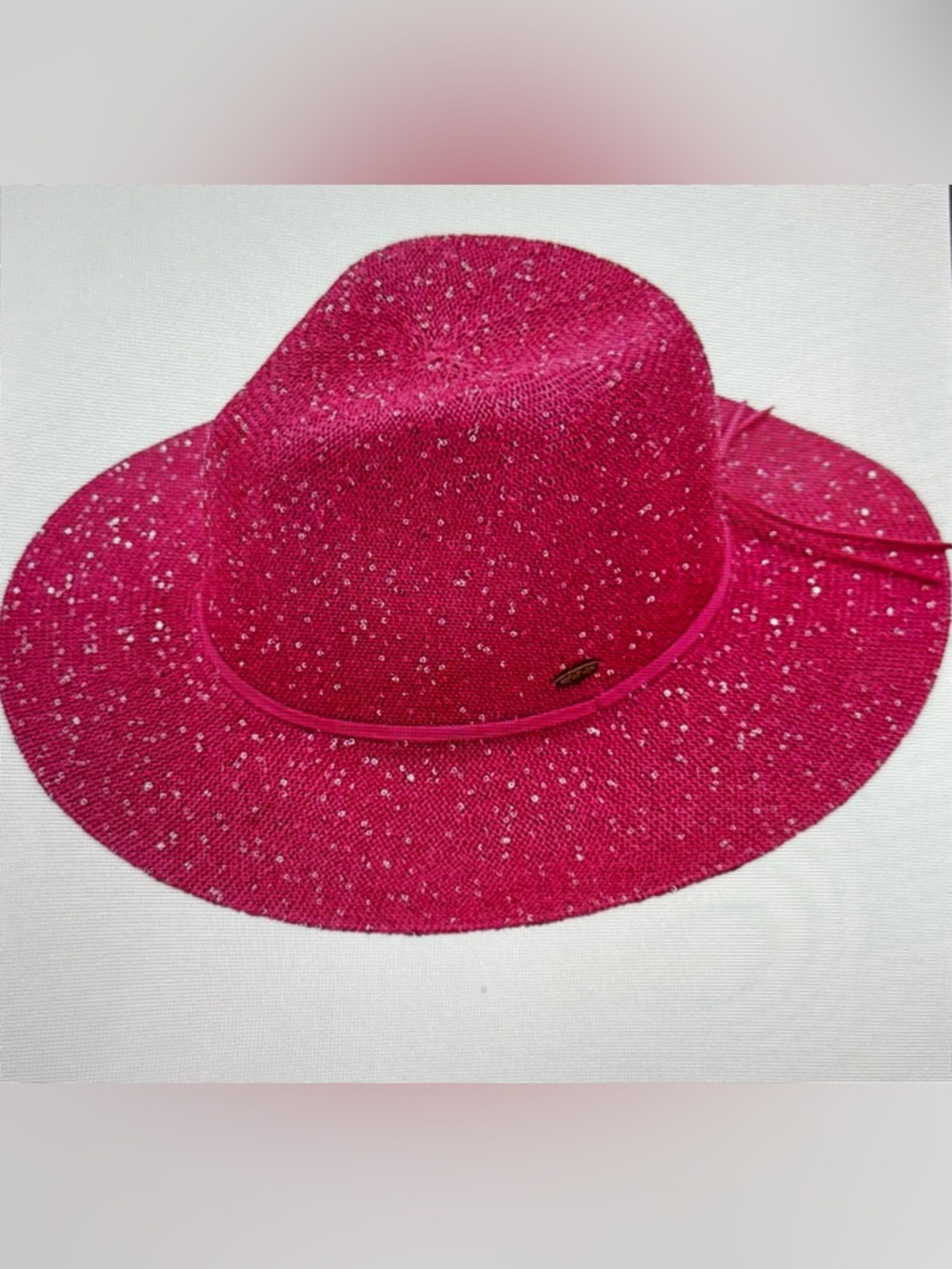 C.C. Panama Sequined Hat